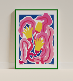 Elin PK "Running in the night" Poster | Utan text Elin PK