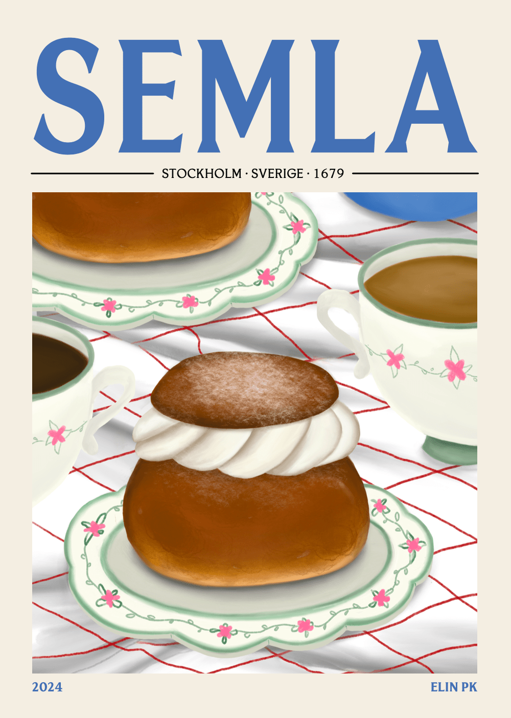 Elin PK Semla Poster Elin PK