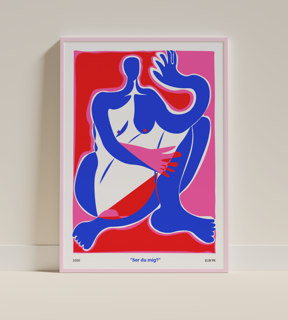 Elin PK "Ser du mig?" Poster Elin PK