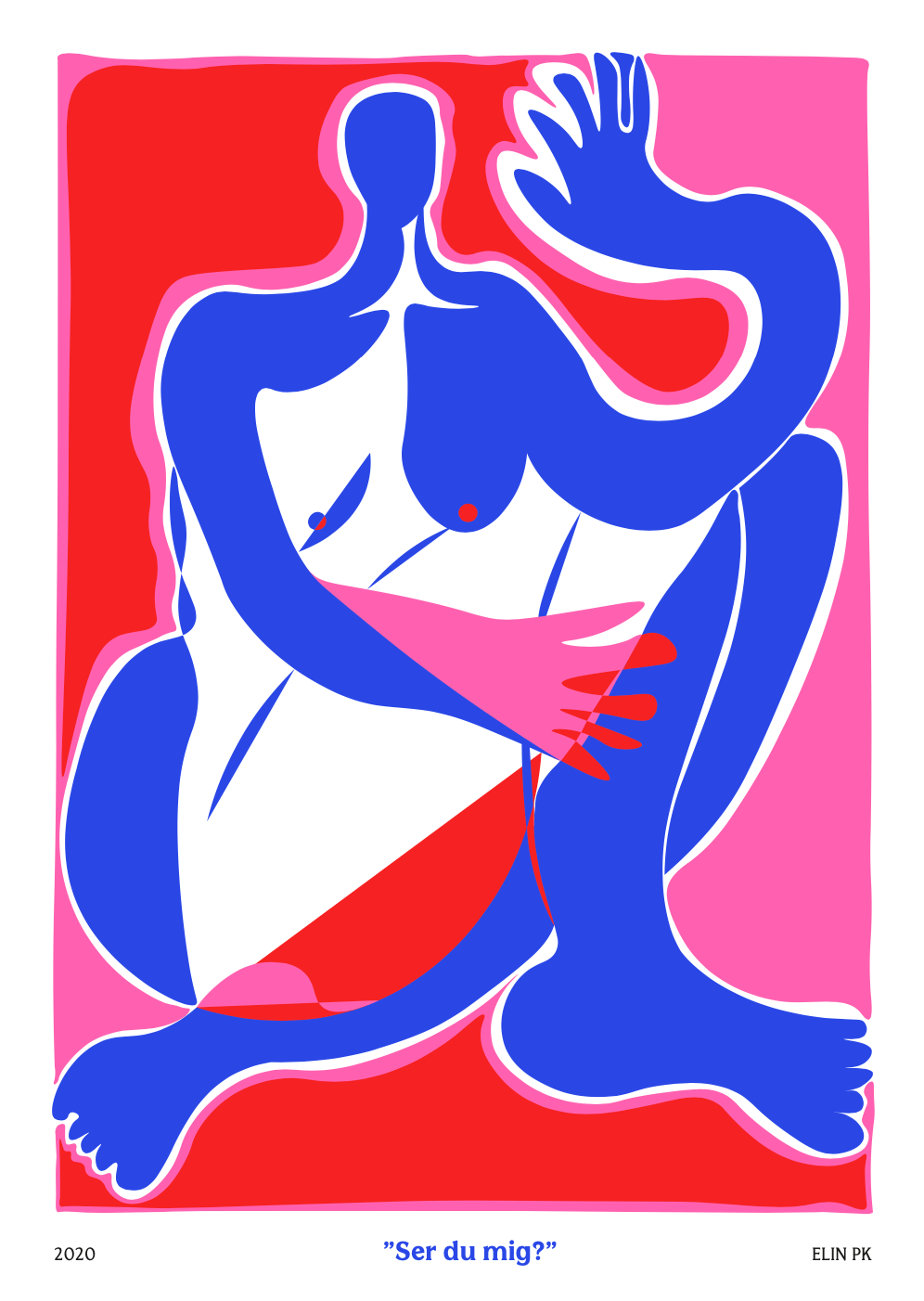 Elin PK "Ser du mig?" Poster Elin PK