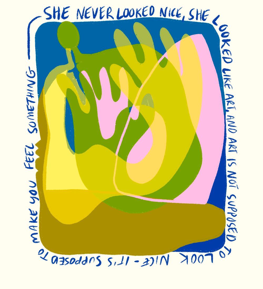 Elin PK "She looked like art" Poster Elin PK