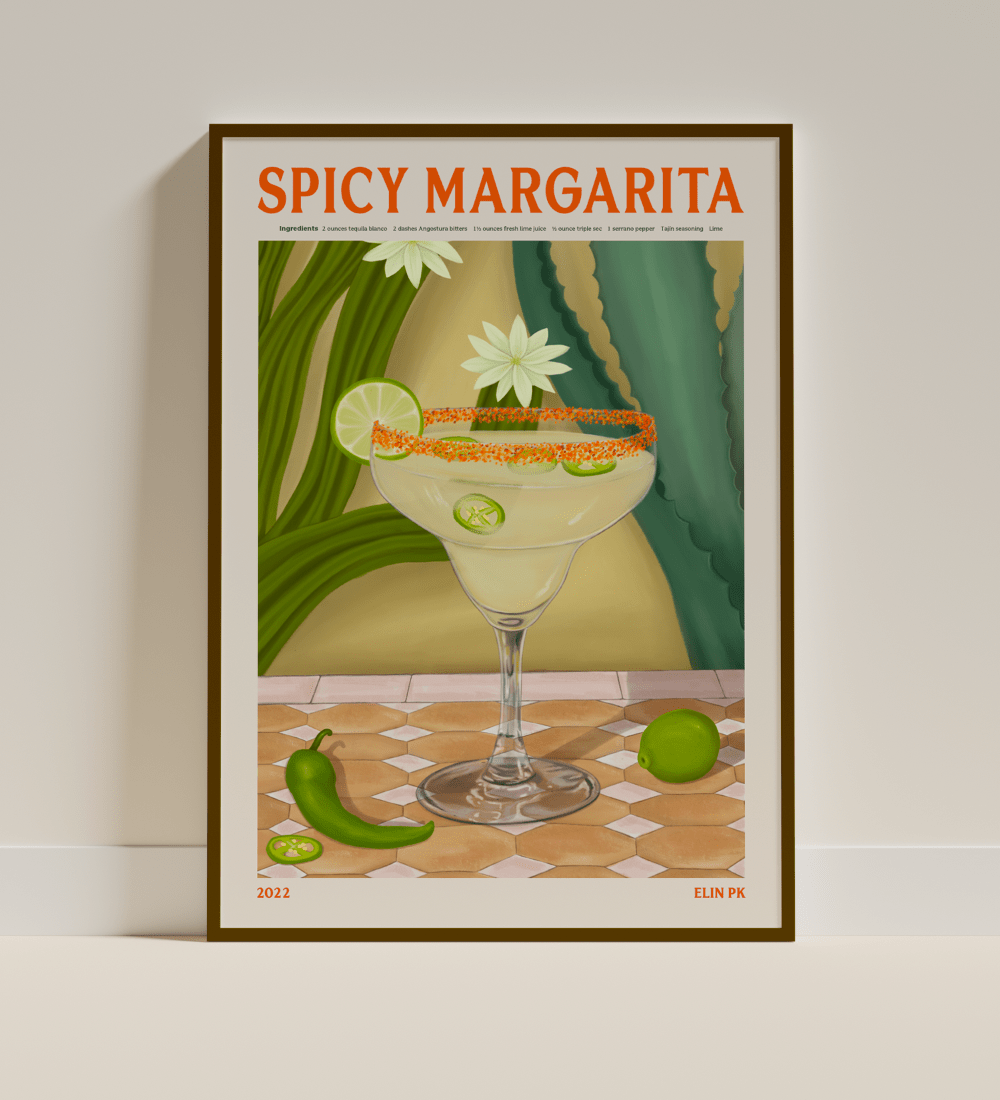 Elin PK Spicy Margarita II Drink Poster Elin PK