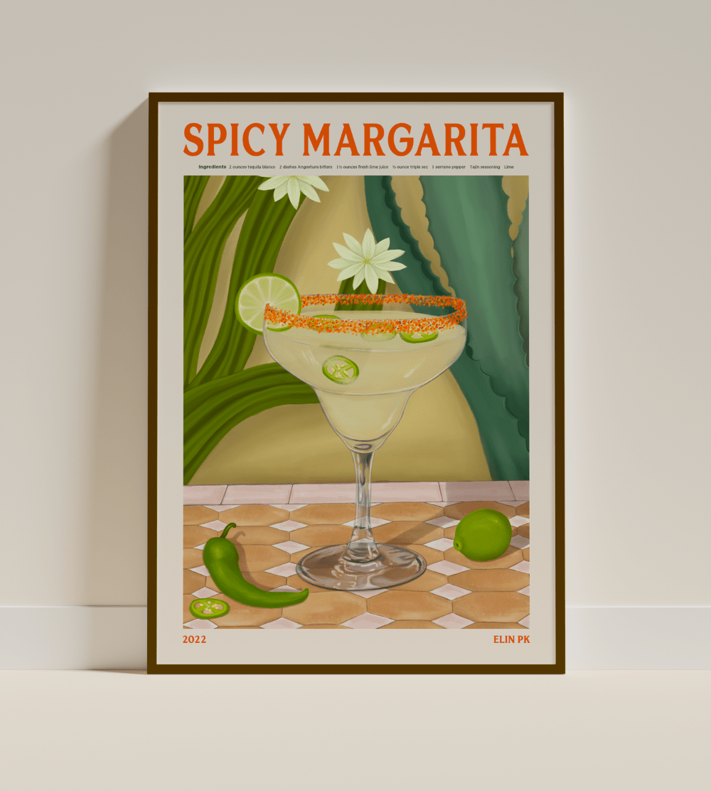 Elin PK Spicy Margarita II Drink Poster Elin PK