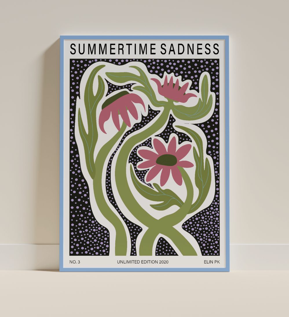 Elin PK "Summertime Sadness" Poster Elin PK