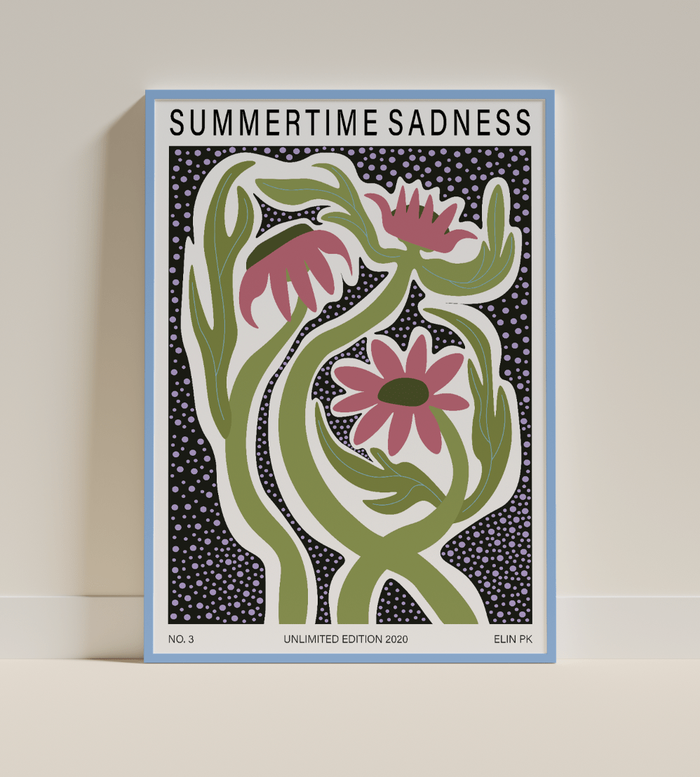 Elin PK "Summertime Sadness" Poster Elin PK