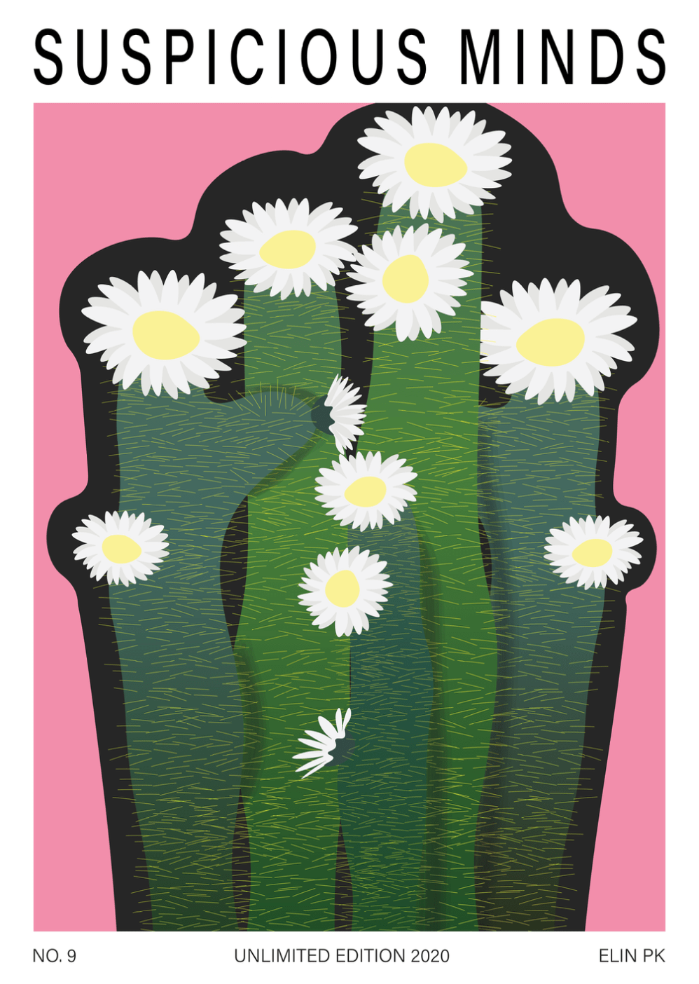 Elin PK "Suspicious minds" Poster Elin PK