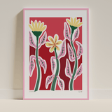 Elin PK "The meadow III" | Pink Poster Elin PK