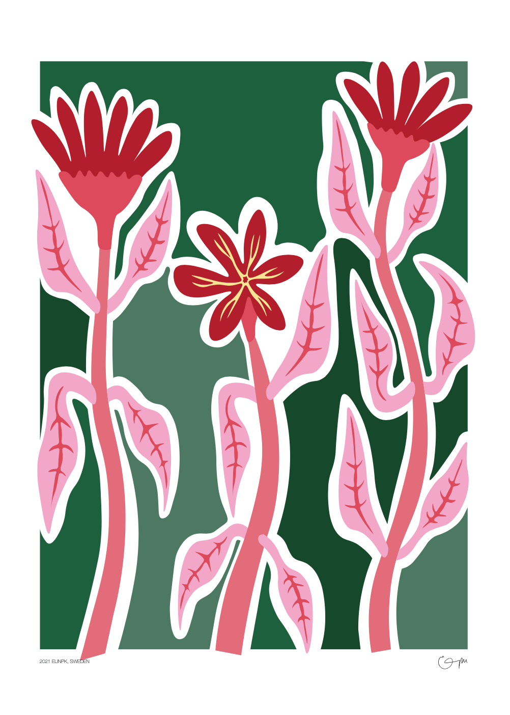 Elin PK "The meadow III" Poster Elin PK