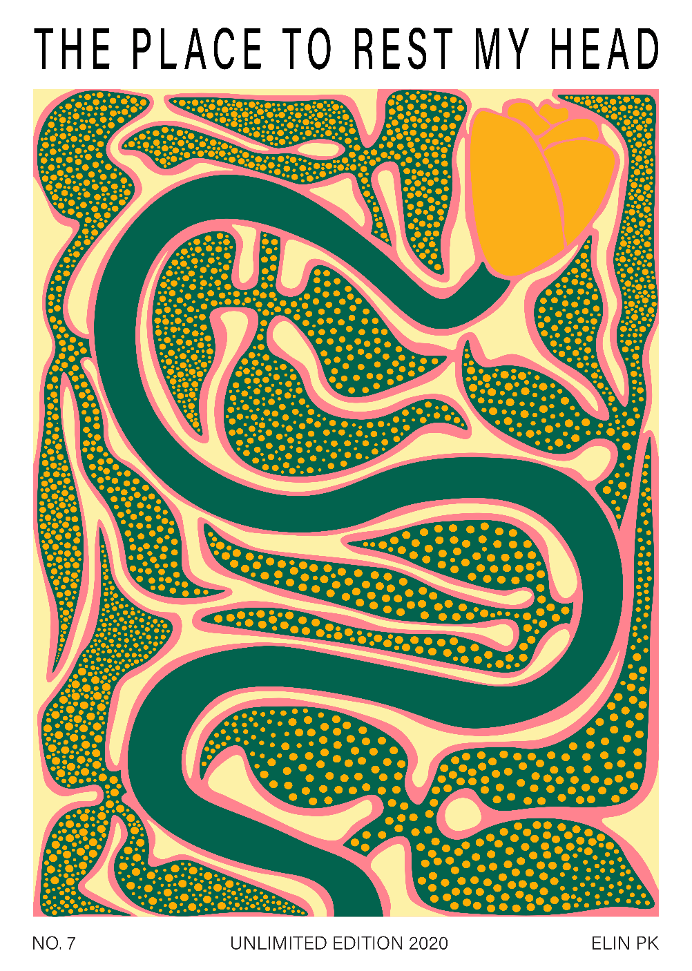 Elin PK "The place to rest my head" Poster Elin PK