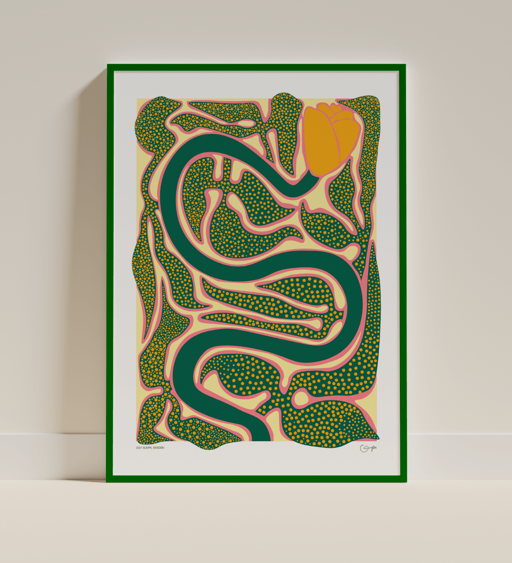 Elin PK "The place to rest my head" Poster | Utan text Elin PK