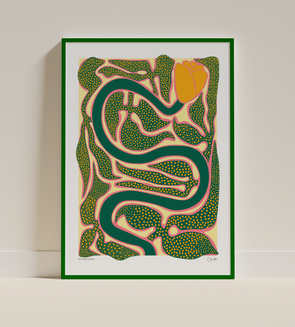 Elin PK "The place to rest my head" Poster | Utan text Elin PK