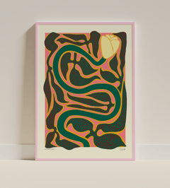 Elin PK "The place to rest my head" Poster | Utan text rosa Elin PK