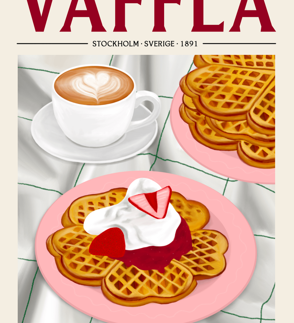 Elin PK Våffla Poster Elin PK