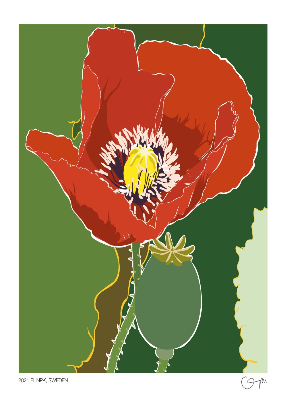 Elin PK Vallmo Poster Elin PK