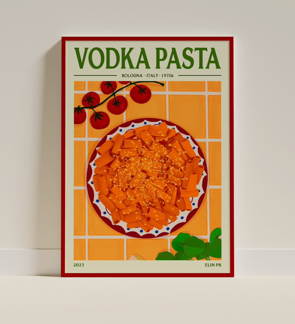 Elin PK Vodka Pasta II Mat Poster Elin PK