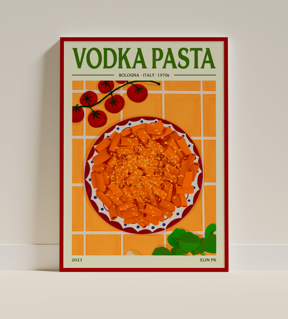 Elin PK Vodka Pasta II Mat Poster Elin PK