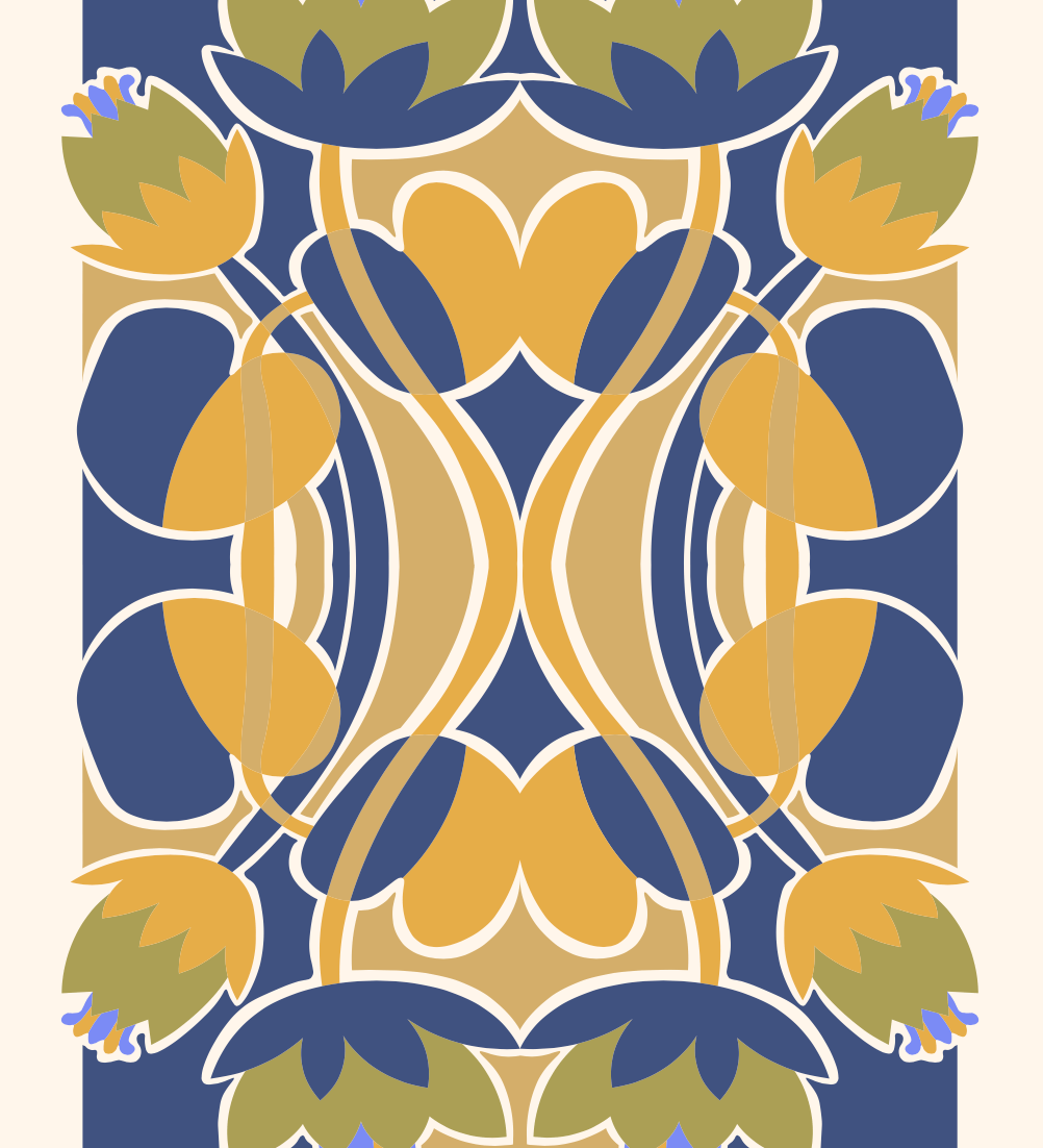 Elin PK "Water Lilies" Poster | Beige Elin PK