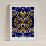 Elin PK "Water Lilies" Poster | Blue Elin PK