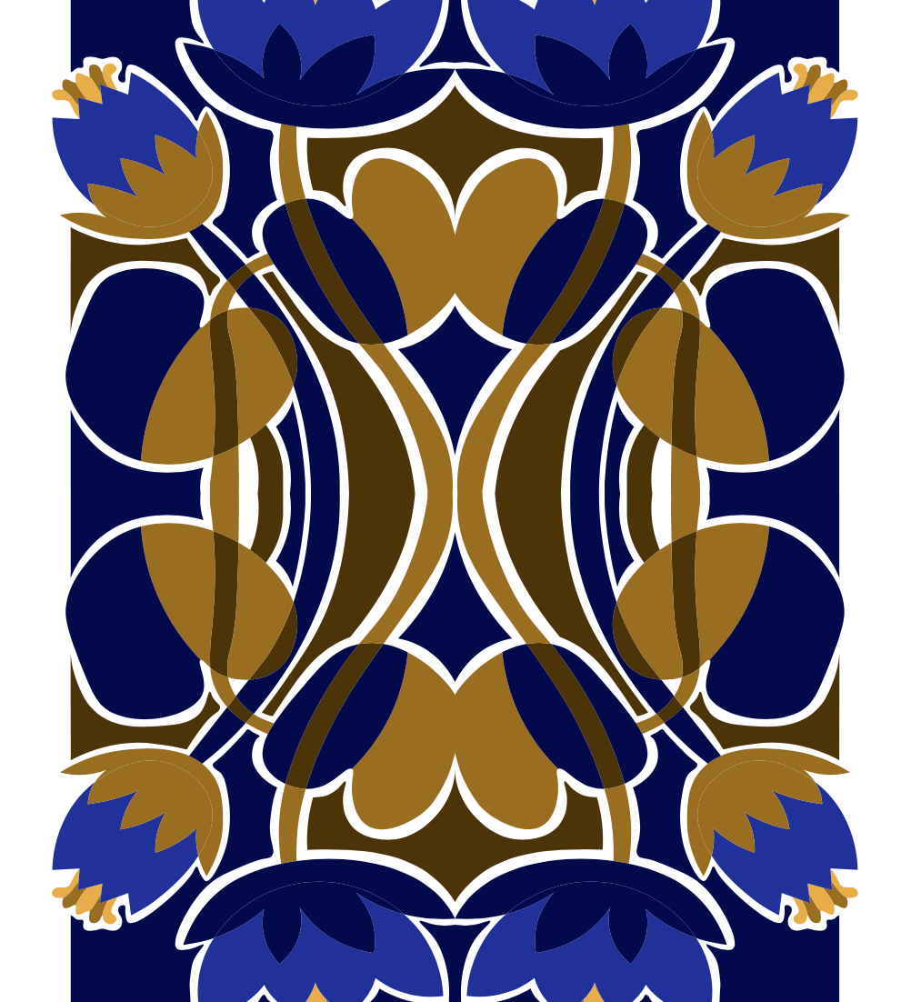 Elin PK "Water Lilies" Poster | Blue Elin PK