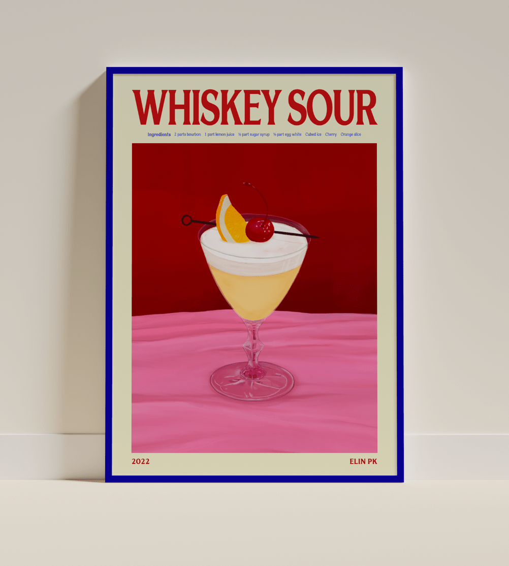 Elin PK Whiskey Sour II Drink Poster Elin PK