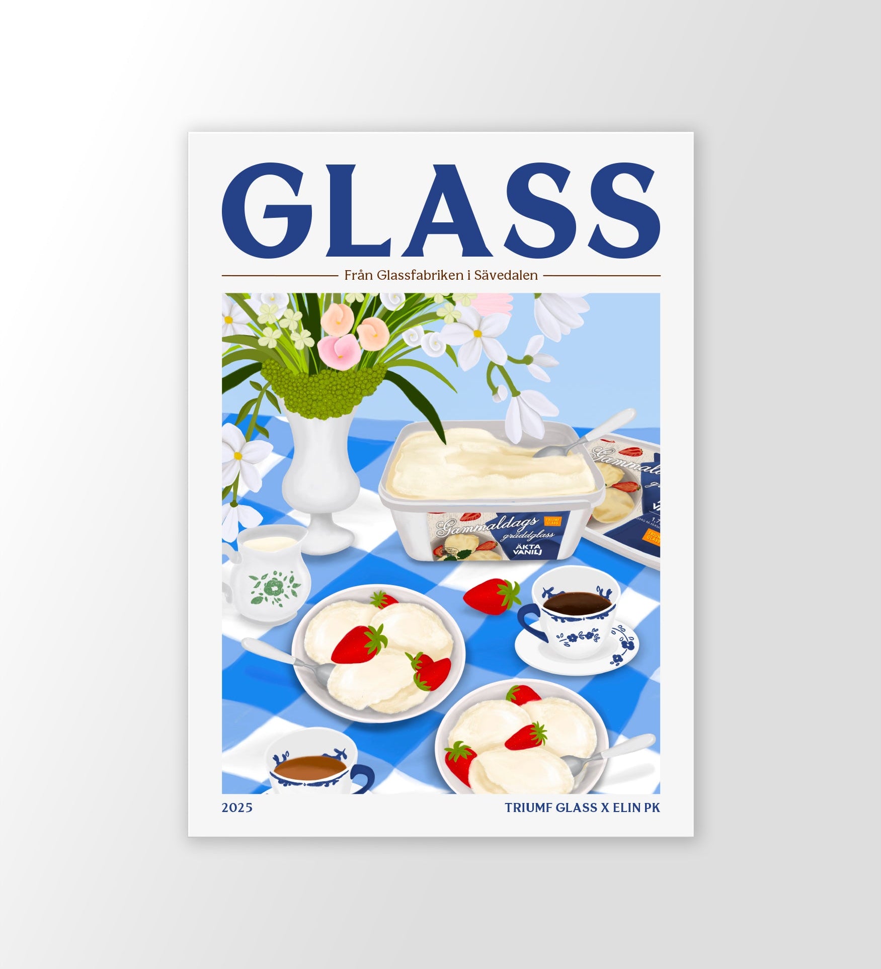 Elin PK x Triumf Glass Poster Elin PK