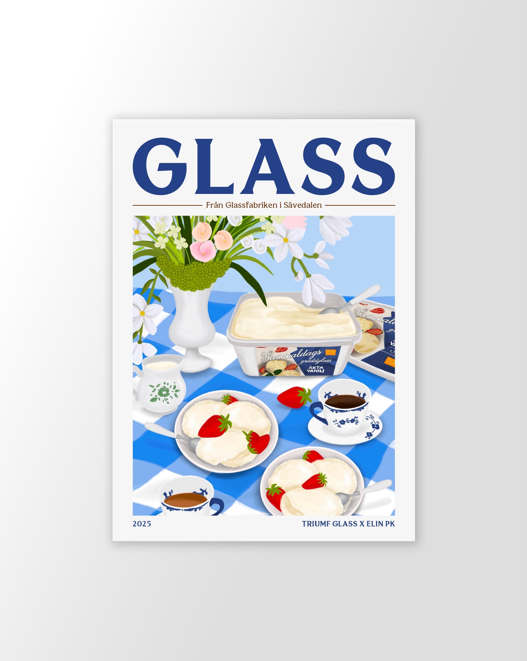 Elin PK x Triumf Glass Poster Elin PK