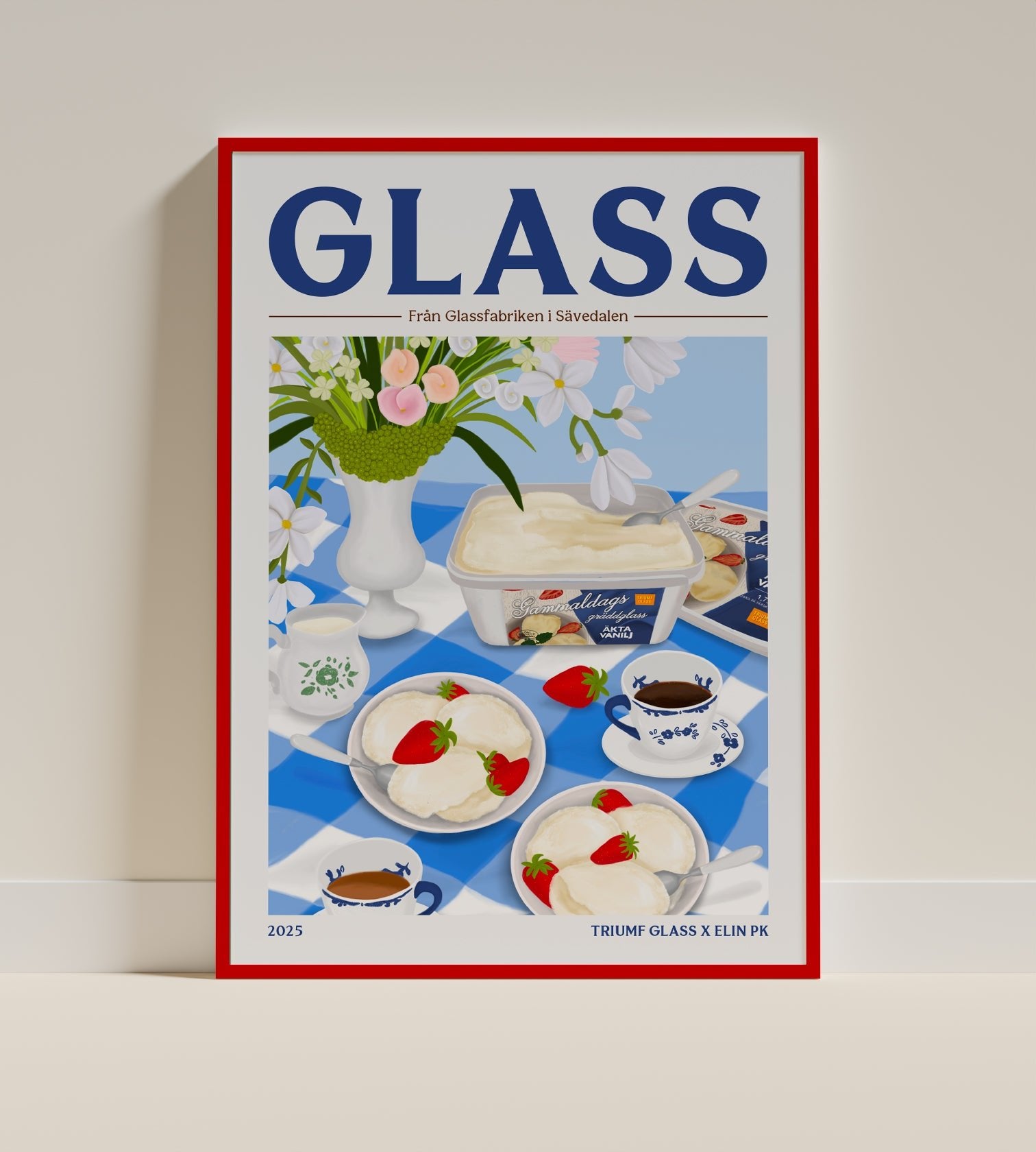 Elin PK x Triumf Glass Poster Elin PK