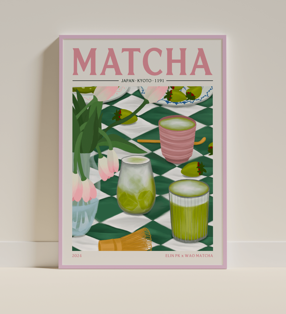 Elin PK x WAO Matcha Poster Elin PK