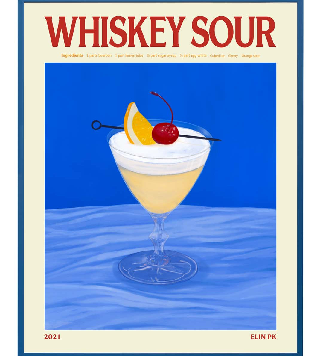 RAM I EK | BLÅ Elin PK