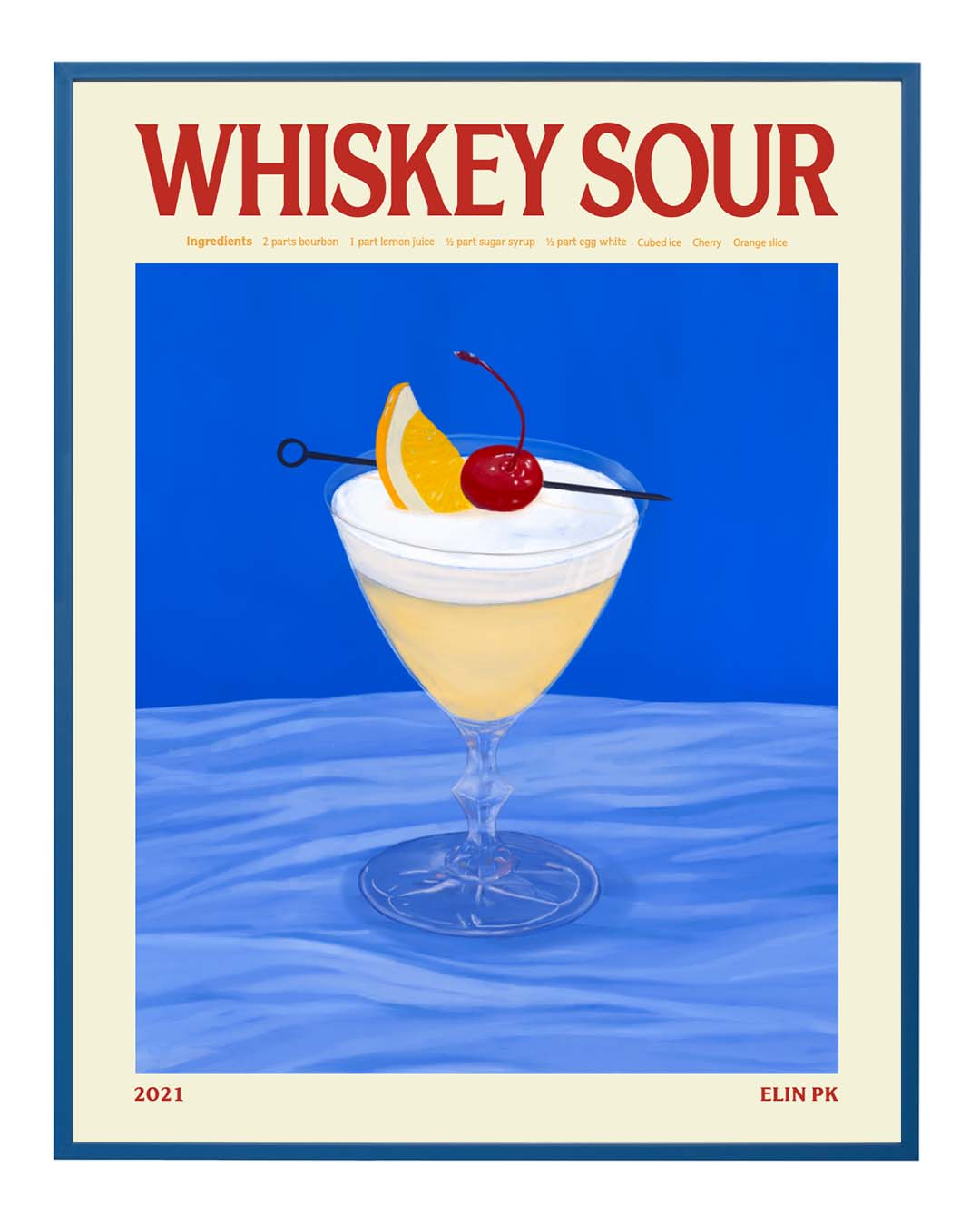 RAM I EK | BLÅ Elin PK