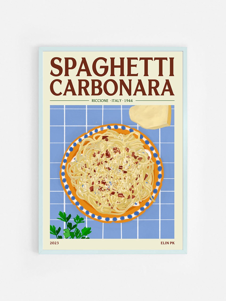 RAM I EK | PASTELL BLÅ Elin PK