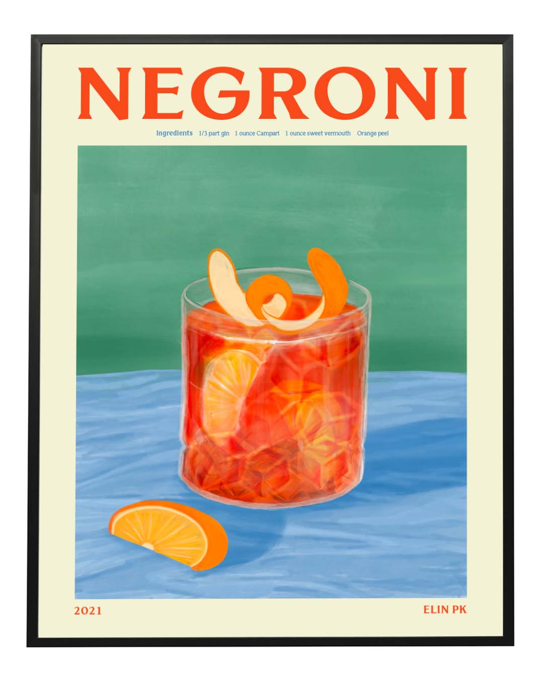 RAM I EK | SVART Elin PK